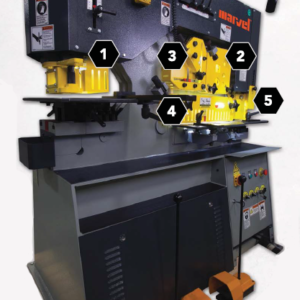 Marvel Amada Three Phase Spartan Series 66 Ton Heavy Duty Ironworker MSIW66S – Image 2