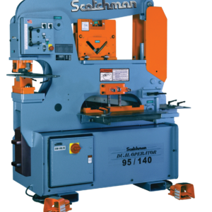Scotchman DO 95/140-24M 220V Single Phase Dual Operator 95 Ton Hydraulic Ironworker 014720
