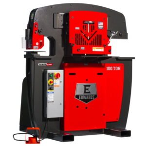 Edwards 100 Ton Ironworker 230V, 1Ph, PowerLink, Coper Notcher & 2 LED Lights 10203512