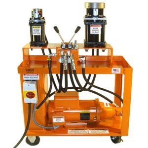 Huth 220V Three Phase 5HP Portable Vertical Dual Head Broad Range Tube Expander 1674V