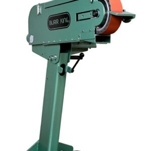 Burr King 3” x 79” Two Wheel Model 979 3 HP 220V Three Phase Belt Grinder 17303