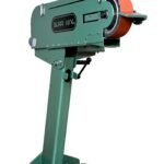 Burr King 3” x 79” Two Wheel Model 979 3 HP 440V Three Phase Belt Grinder 17403