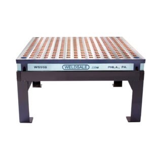 Weldsale 5’ x 5’ Welding Table Platen and Steel Stand Bundle WSC-55B-BUNDLE