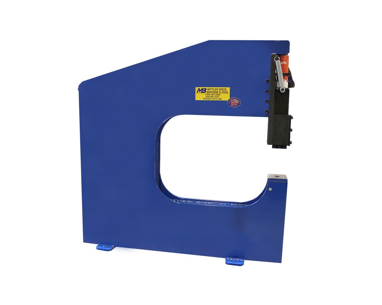 2016-foot-shear.jpg Mittler Bros 10 Ton 25” Throat Hydraulic Bench Press 2210-HD
