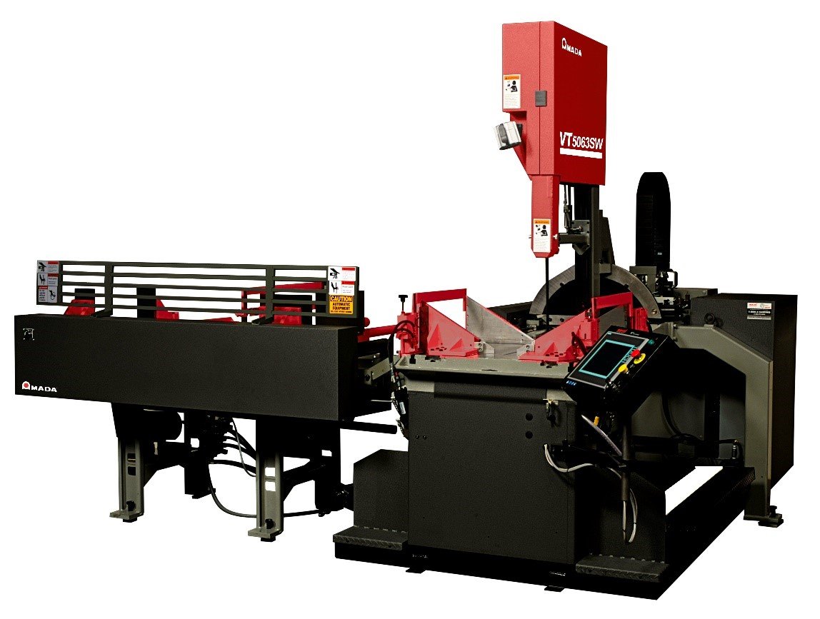 2150-Amada_0.jpg Marvel Amada 10 HP 230V Three Phase 2000 Series PC3S Vertical Tilt-Frame Band Saw 2150A-PC3S-60 VT5063SW