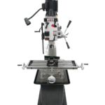 Jet JMD-40GHPF Geared Head Mill/Drill with Power Downfeed & Newall DP500 2-Axis DRO & X-Powerfeed 351147