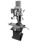 Jet JMD-45VSPFT Variable Speed Geared Head Square Column Mill/Drill with Power Downfeed & Newall DP700 2-Axis DRO 351156