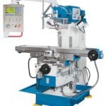 Knuth 4HP 54"x12" UWF 1.2 Compact Universal Milling Machine with Swiveling Vertical Head 362694