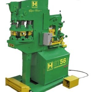 Uni-Hydro 5HP 220V Single Phase 10 Station 56 Ton Super Turret Ironworker 105601