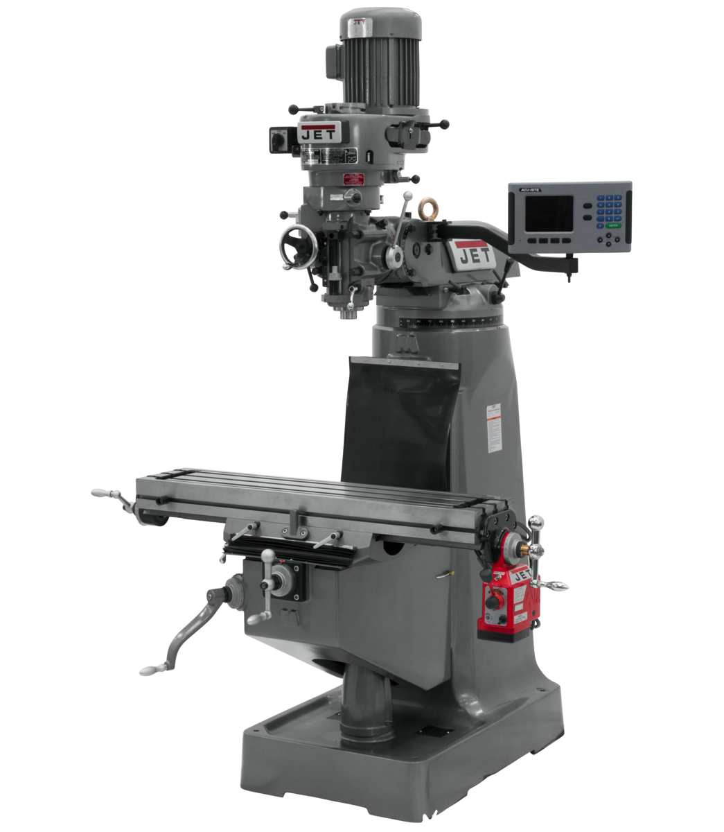 690114_main.png.png Jet JTM-2 Mill With ACU-RITE 203 DRO and X-Axis Powerfeed 690114