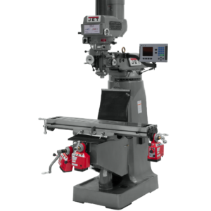 Jet JTM-4VS Mill With Acu-Rite 203 DRO With X, Y & Z-Axis Powerfeeds With Air Powered Draw Bar 690231