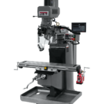 Jet JTM-949EVS Mill With 3-Axis Newall DP700 DRO (Knee) With X-Axis Powerfeed and Air Powered Draw Bar 690541