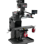 Jet JTM-949EVS Mill With 3-Axis Newall DP700 DRO (Knee) With X and Y-Axis Powerfeeds and Air Powered Draw Bar 690543