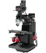 Jet JTM-949EVS Mill With 3-Axis Newall DP700 DRO (Knee) With X, Y and Z-Axis Powerfeeds 690544