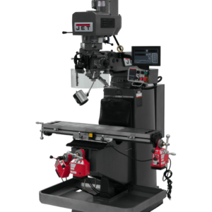 Jet JTM-949EVS Mill With 3-Axis Newall DP700 DRO (Quill) With X, Y and Z-Axis Powerfeeds 690549