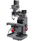 Jet JTM-1050EVS2/230 Mill With Newall DP700 DRO With X and Y-Axis Powerfeeds and Air Powered Drawbar 690637