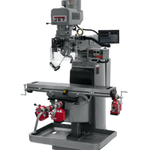 Jet JTM-1050EVS2/230 Mill With 3-Axis Newall DP700 DRO (Quill) With X, Y and Z-Axis Powerfeeds 690648
