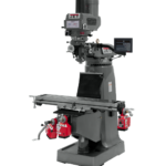 Jet JTM-4VS Mill With 3-Axis Newall DP700 DRO (Quill) With X, Y and Z-Axis Powerfeeds and Power Draw Bar 691170