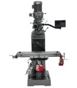 Jet JTM-2 Mill With 3-Axis Newall DP700 DRO (Quill) With X and Y-Axis Powerfeeds 691199 – Image 3