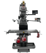 Jet JTM-1254VS with NEWALL DP700 3X (K) DRO, X, Y & Z Powerfeeds & Air Power Drawbar 698077 – Image 3