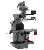 Jet JTM-1254RVS with NEWALL DP700 3X (K) DRO, X & Y Powerfeeds & Air Power Drawbar 698135 – Image 2