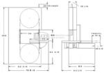 Grob 460V Three Phase 36” Vertical Band and Friction Saw 6V-36 – Image 2