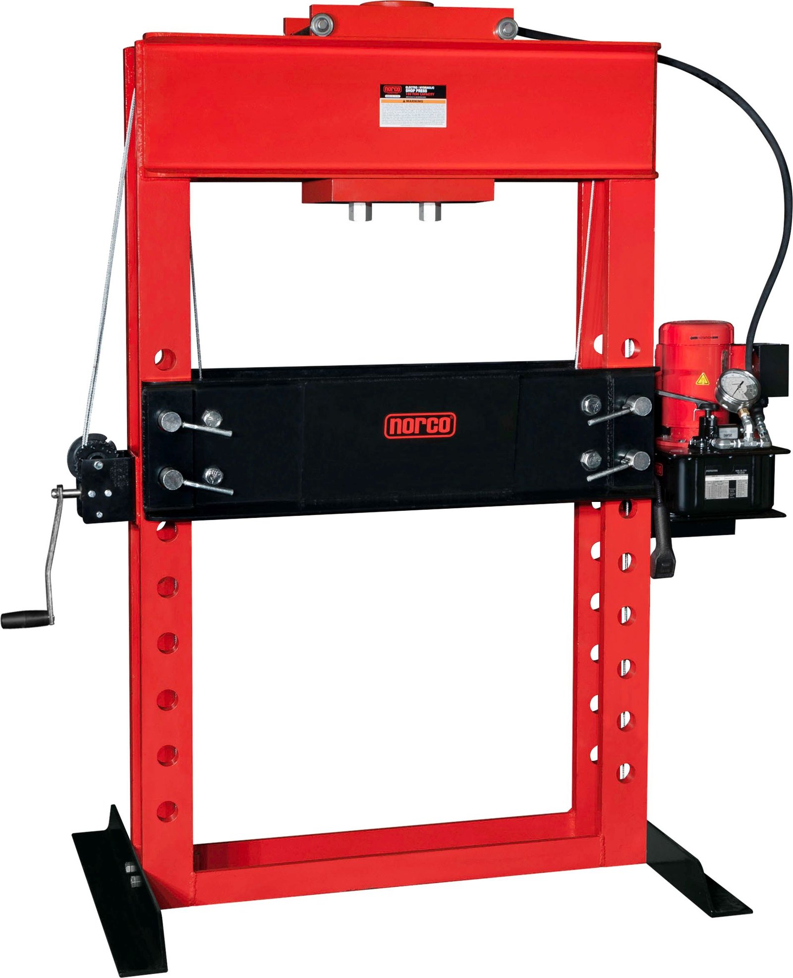 78110C-1.jpg Norco 100 Ton Electro Hydraulic Operated Shop Press 78110C