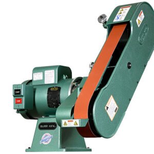 Burr King 2.5” x 60” Two Wheel 960-250 Fixed Speed 3 HP 220V Three Phase Belt Grinder 90703 – Image 2