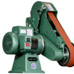 Burr King 2.5” x 60” Two Wheel 960-250 Fixed Speed 1.5 HP 120V Single Phase Belt Grinder 90100