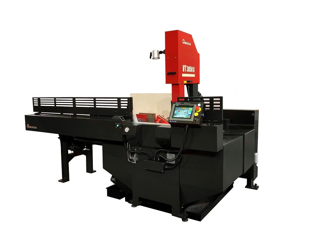 Amada-Colors-2.jpg Marvel Amada 5 HP 230V Three Phase 380 Series PC3 Vertical Tilt-Frame Band Saw 380A-PC3-60 VT3850A