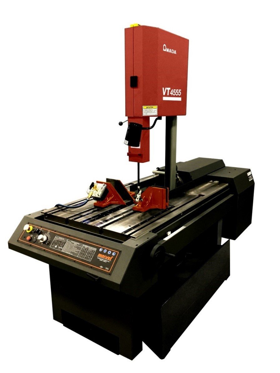 Amada-Colors_0.jpg Marvel Amada 5 HP 230V Three Phase Vertical Tilt-Frame Band Saw 8-Mark-II VT4555