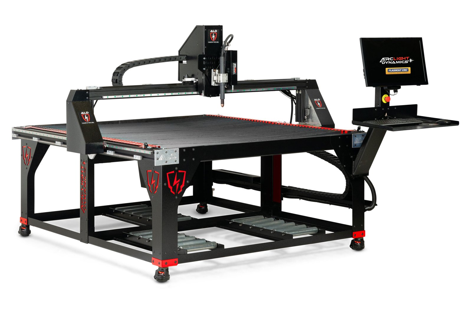 Arclight-Dynamics-Arc-Pro-Elite-5x5-CNC-Plasma-Table-scaled-1.jpg Arclight Arc Pro V2 Elite 5x5 CNC Plasma Table With 1.5” Thick Mild Steel Capacity and Flashcut Control System
