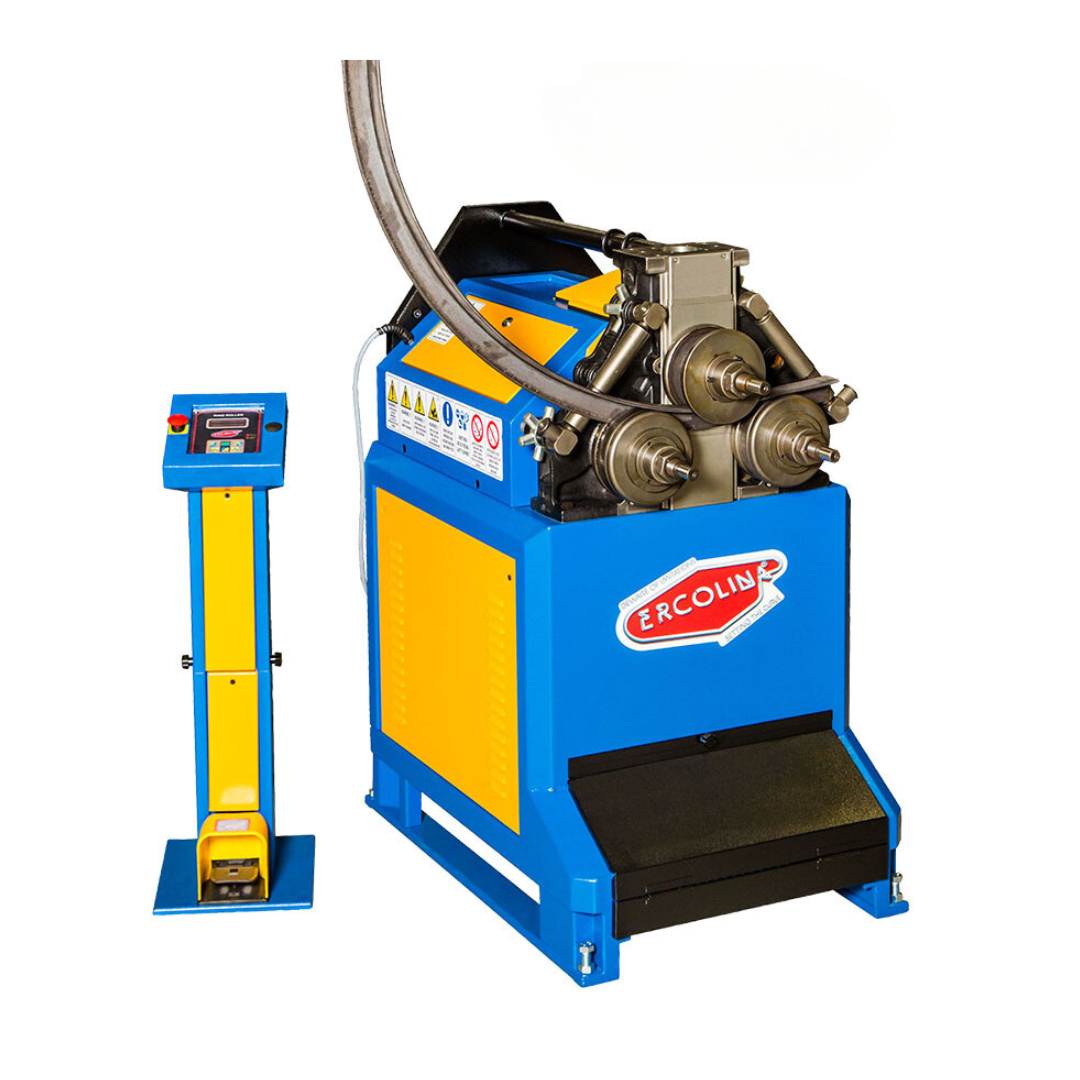 CE5020.png Ercolina 480V Three Phase Hydraulic Positioning Angle Roll Bender with 2½” Pipe Bending Capacity and Universal Tooling CE50H3