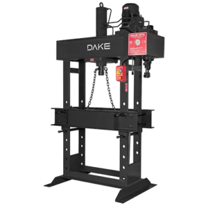 Dake EM-20 H-Frame 220V Three Phase 20Ton Electric & Manual Heavy-Duty Hydraulic Shop Press 971010