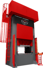 Revolution Machine Tools 40HP 550 Ton H-Frame Hydraulic Deep Drawing Press H-SMART HSA 550 – Image 2