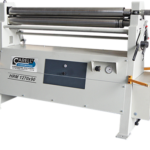 Carell Industrial HRM Series 4’ x 12Ga 230V Three Phase 3-Roll Hydraulic Initial-Pinch Plate Roll 1270x90