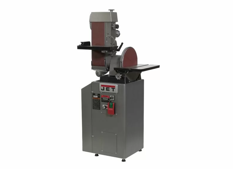 JT1-112-1.png Jet J-64812VS 230V Three Phase Combination 6” x 48” Variable-Speed Belt and 12” Disc Finishing/Grinding Machine JT1-112