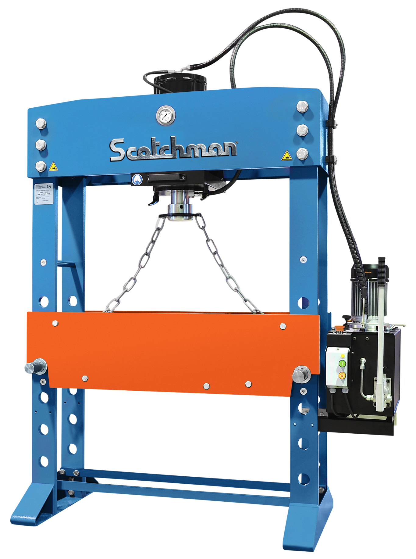 PressPro2011020-20Scotchman_H-Press.png Scotchman PressPro 230V Three Phase 110 Ton Hydraulic Press 851102