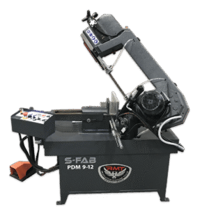 Revolution Machine Tools 1.75HP Semi-Automatic Pivoting Double Miter Band Saw S-FAB PDM 9-12
