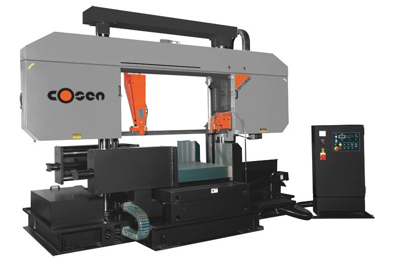 SH-1080D.jpg Cosen 31.5” x 40” Semi-Automatic Horizontal Dual Column Band Saw SH-1080D