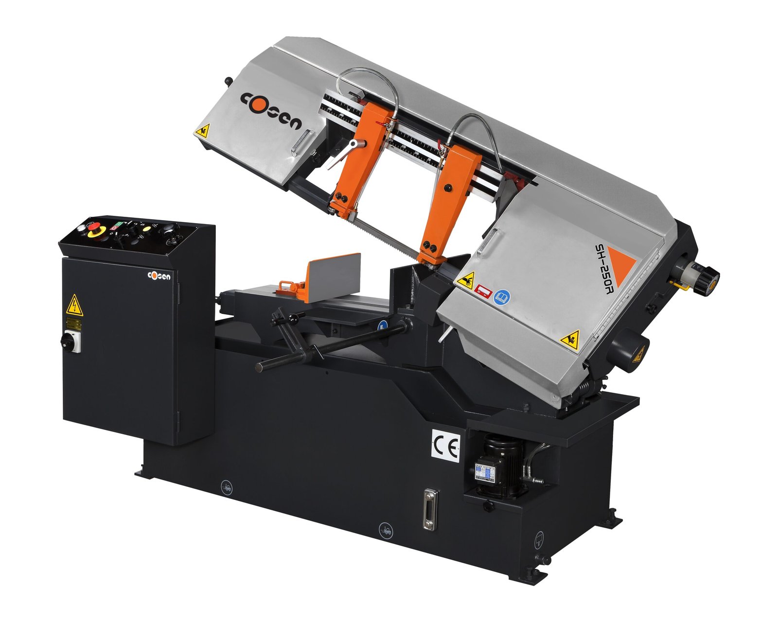 SH-250R.jpg Cosen 10” Semi-Automatic Horizontal Scissor Style Band Saw SH-250R