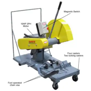 Kalamazoo Industries 10HP 440V Three Phase 18” Industrial Abrasive Wire Rope Chop Saw K16-18WR – Image 2