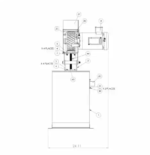 Kalamazoo Industries 2HP 230V Single Phase 3” x 90” Grinder with Vacuum Base KS390V – Image 3