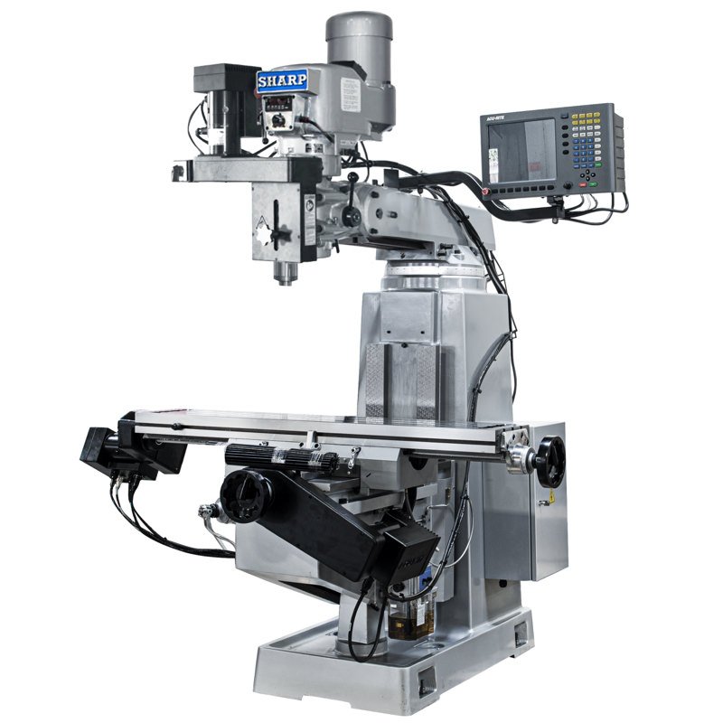 TMV-DVS-MP-3.jpg Sharp Industries 220V 50” Digital Variable Speed 3 Axes CNC Vertical Knee Mill TMV/DVS/MP-3 G2