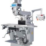 Sharp Industries 220V Three Phase Heavy-Duty Vertical/Horizontal Combination Milling Machine VH-25DVS