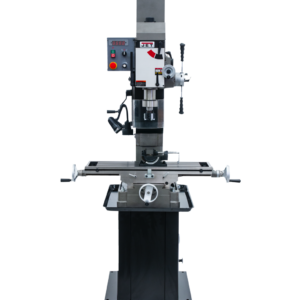 Jet JMD-45VSPF Variable Speed Square Column Geared Head Mill/Drill with Newall DP500 2-Axis DRO & X-Axis Powerfeed 351163