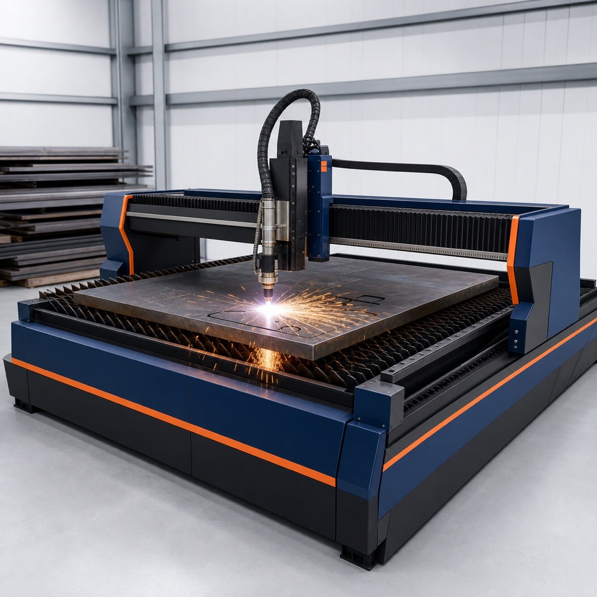 Industrial cutting and sawing equipment