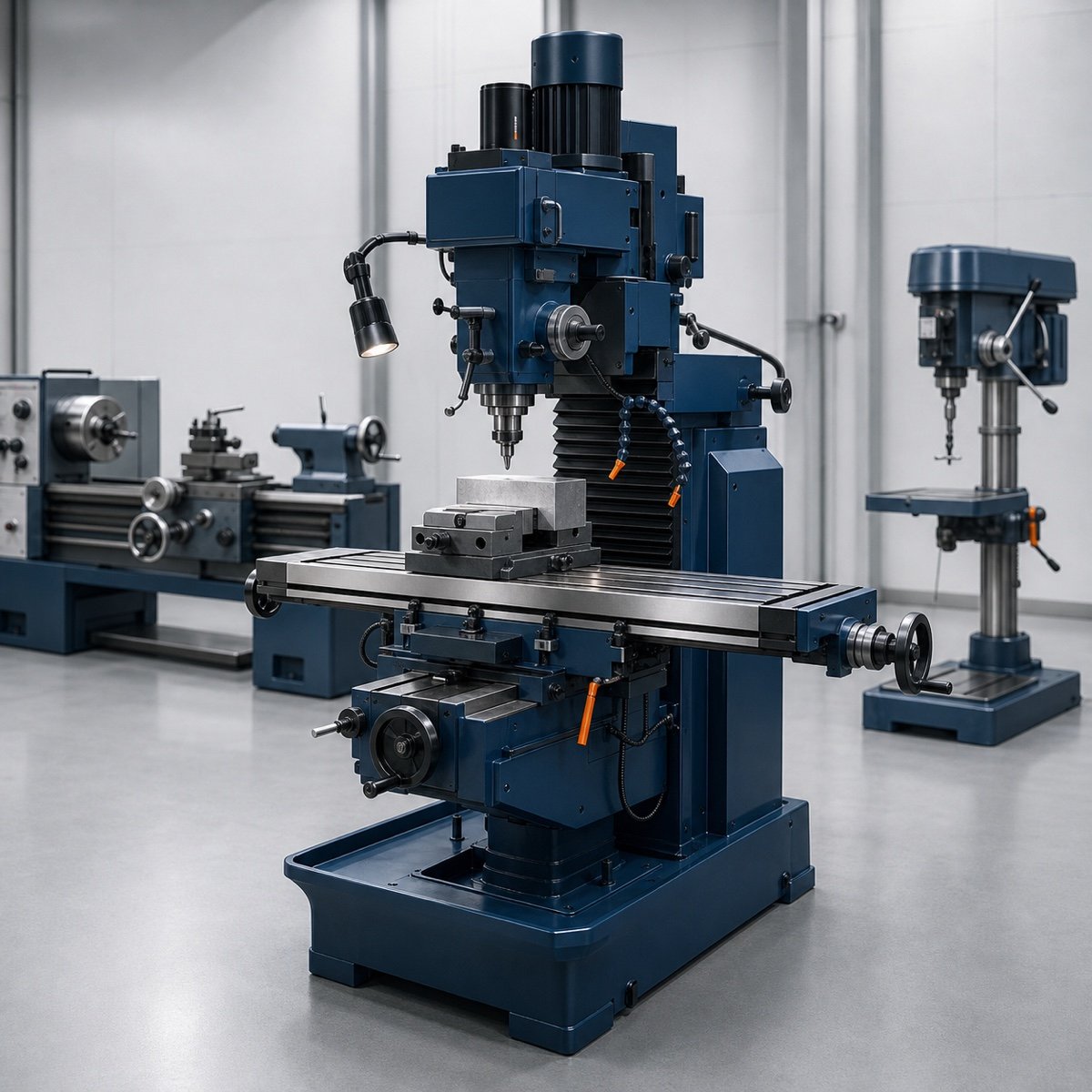 Industrial machining and drilling equipment
