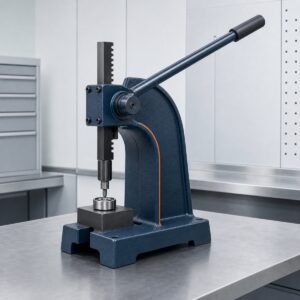 Bench-mounted manual arbor press