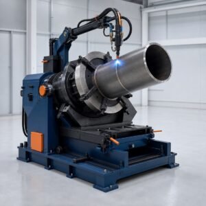 Industrial welding positioner and equipment